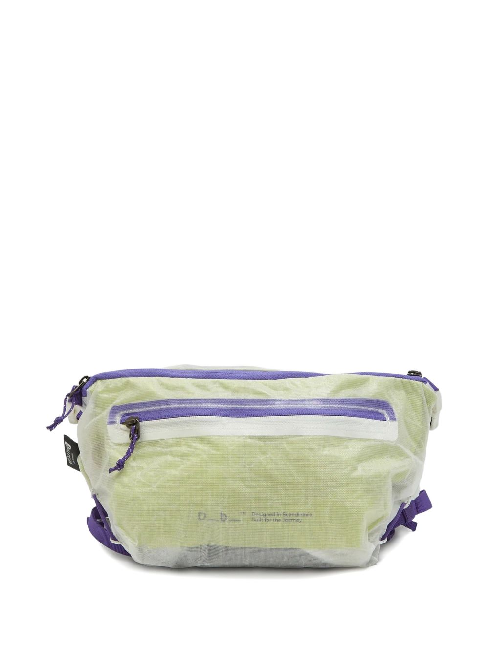 zip-fastening buckle-strap belt bag