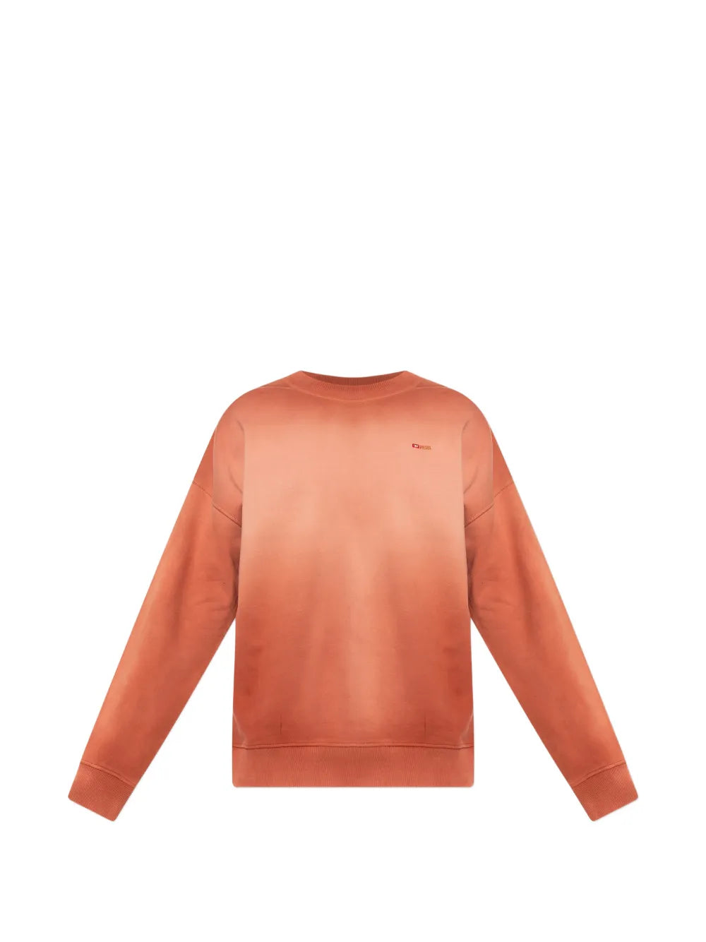 gradient-effect logo-embroidered sweater