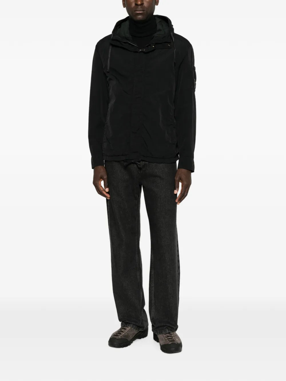 Lens hooded jacket