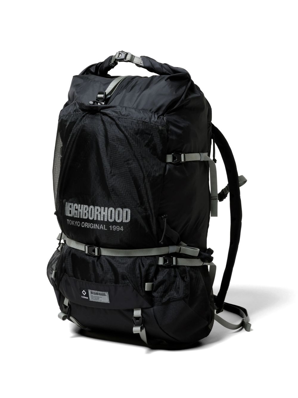 logo-print backpack