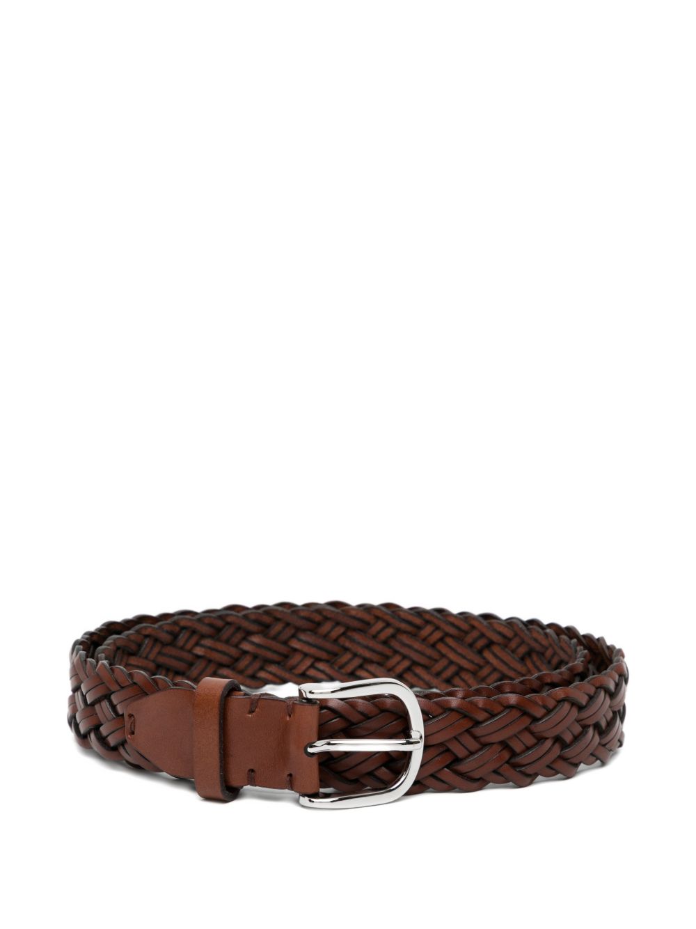 woven leather belt