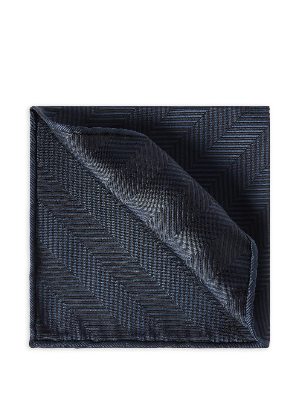 silk chevron pocket square