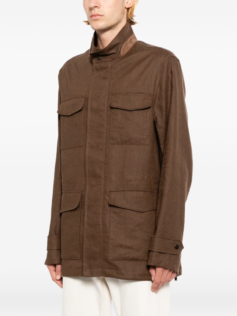 chest pockets military  jacket