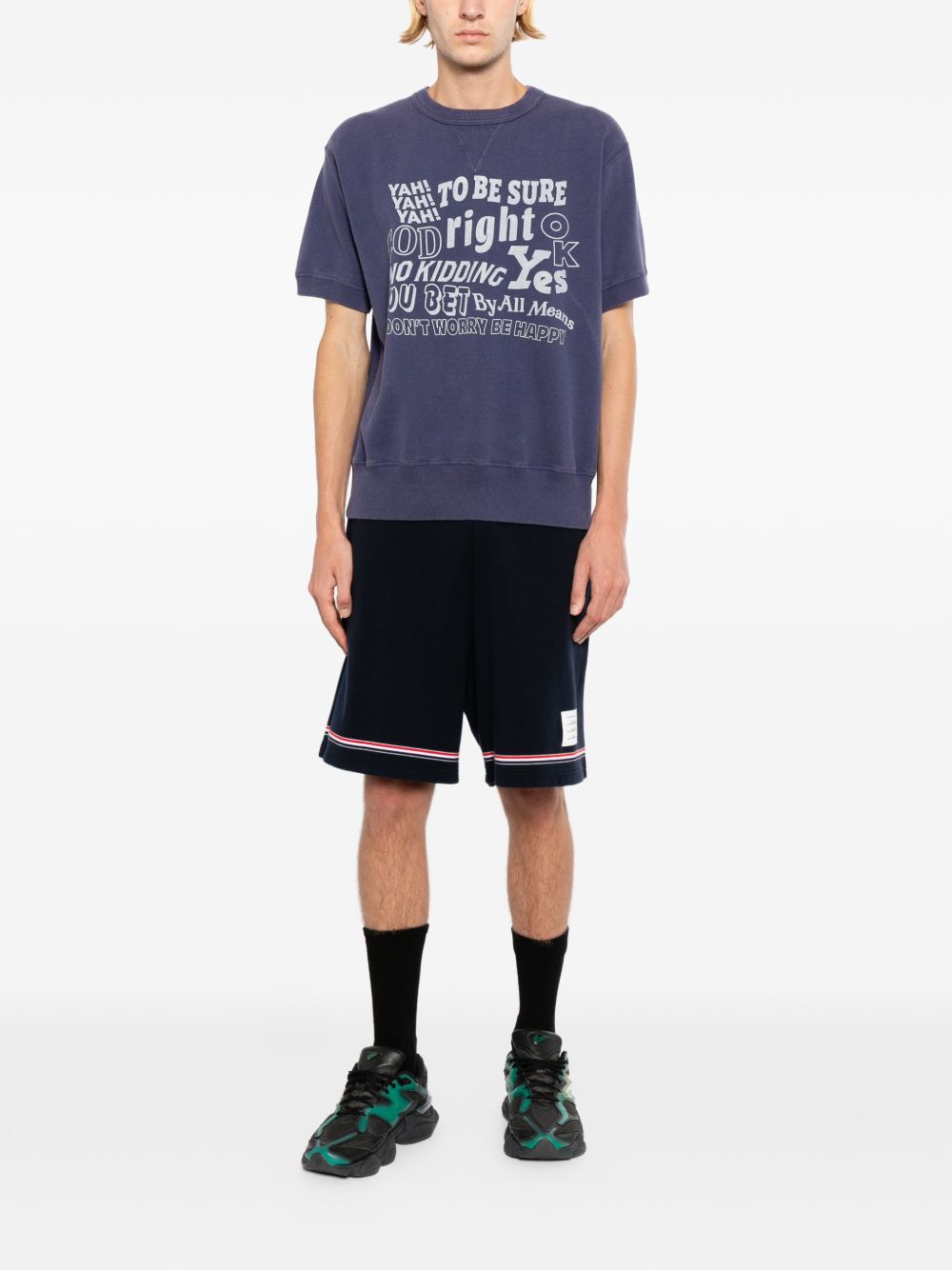 graphic-printed crew-neck T-shirt