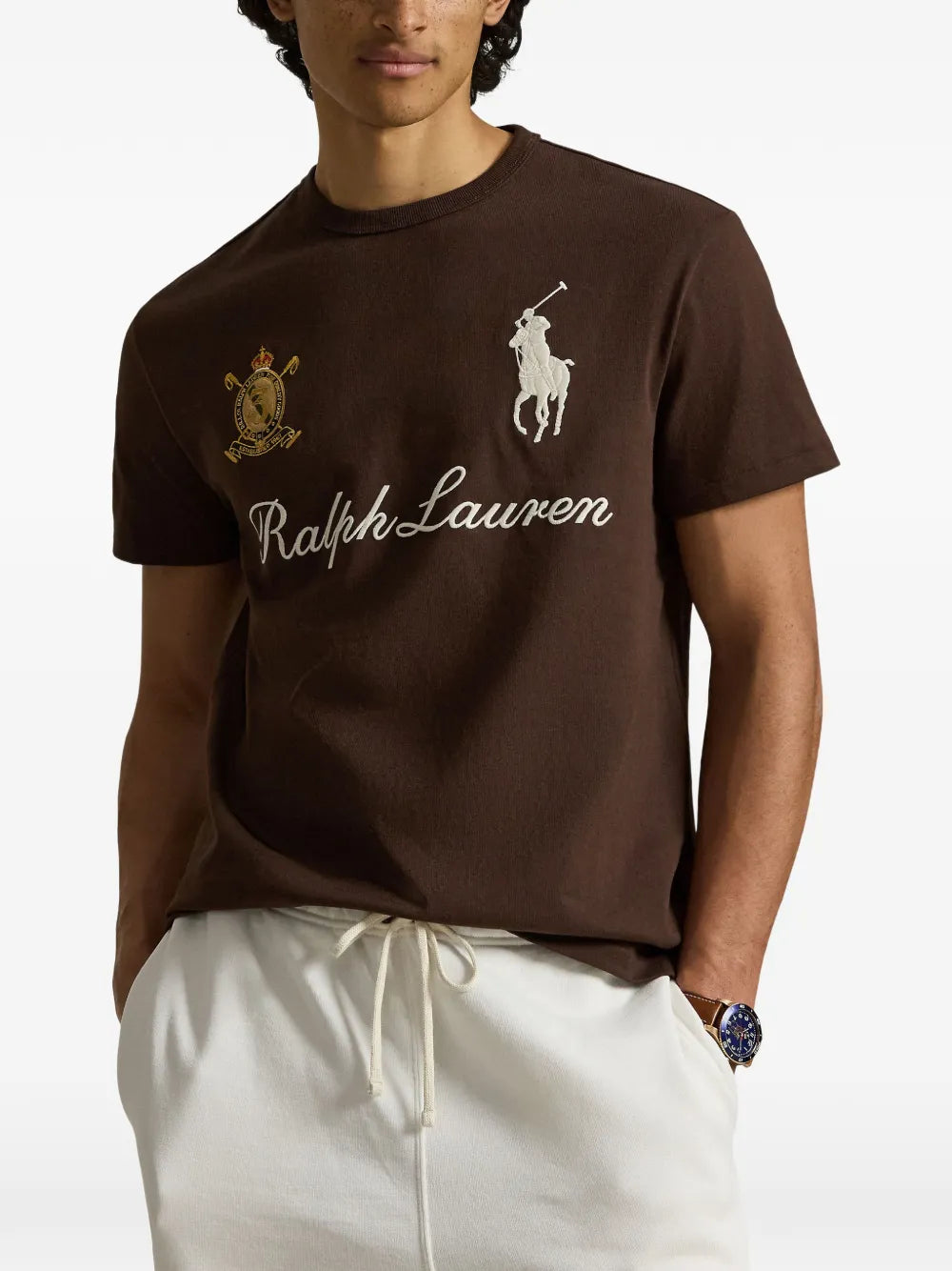 logo-embroidered Big Pony T-shirt