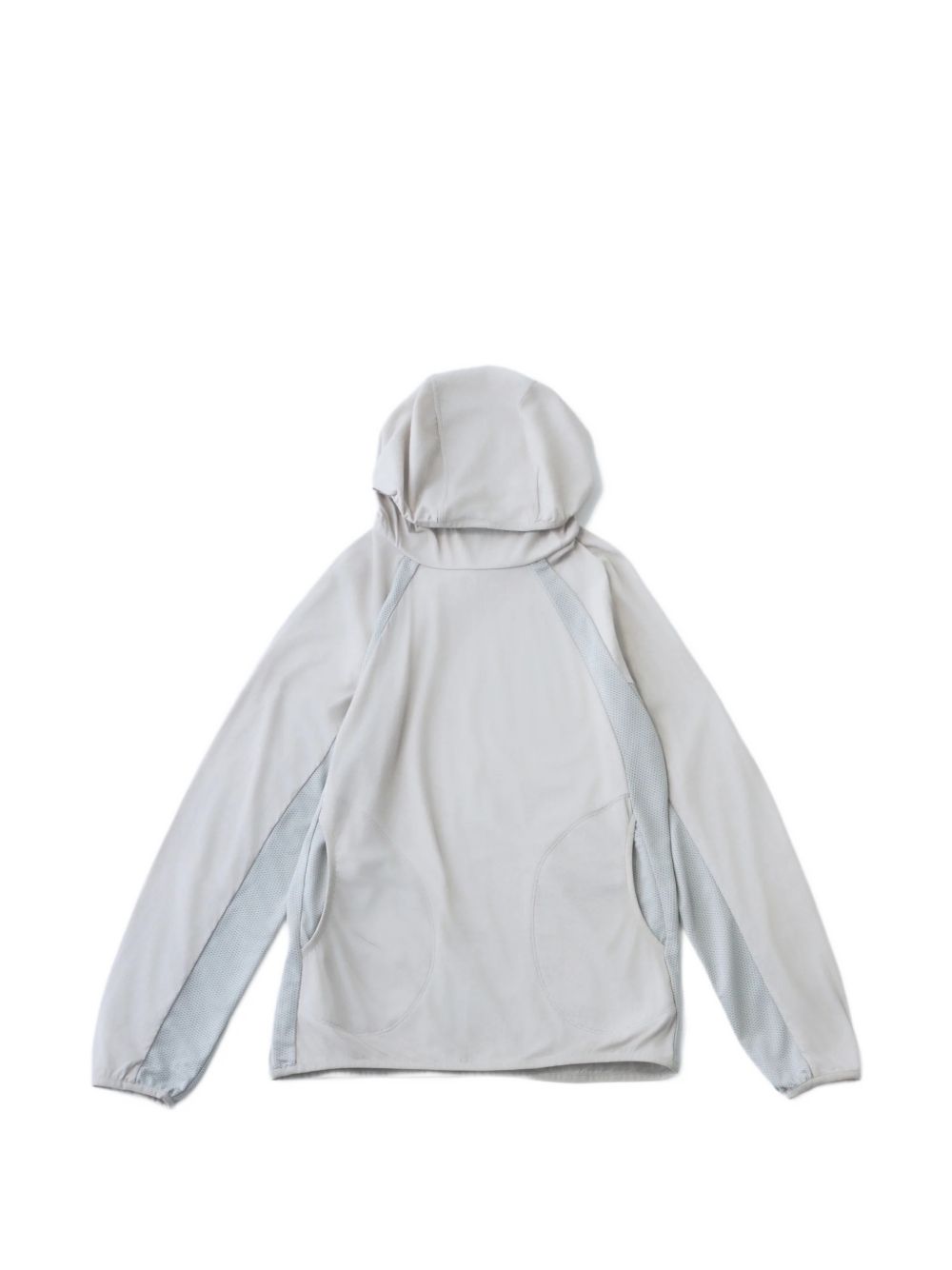 Orbit panelled long-sleeve hoodie