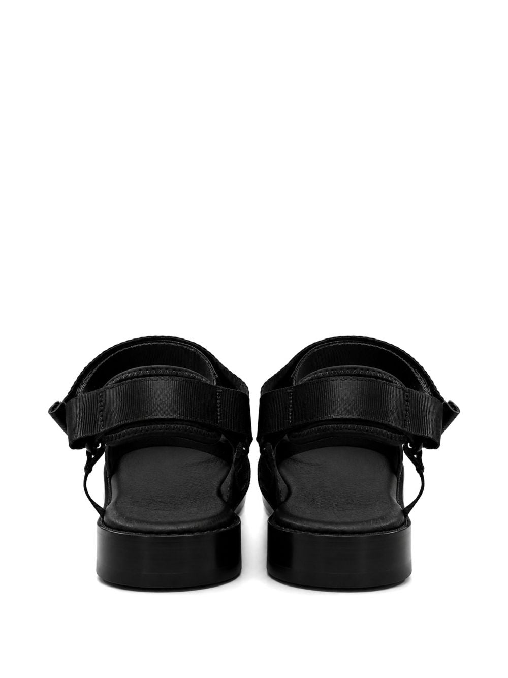 loafer-style suede sandals
