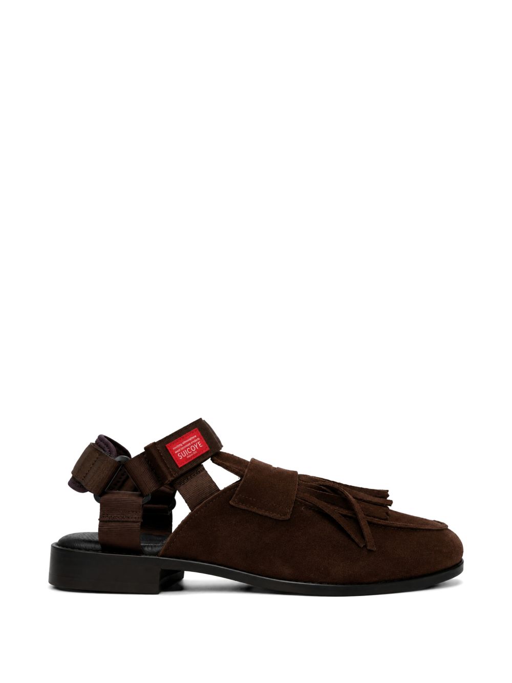 loafer-style leather sandals