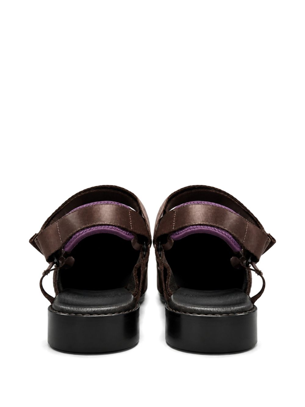 loafer-style leather sandals