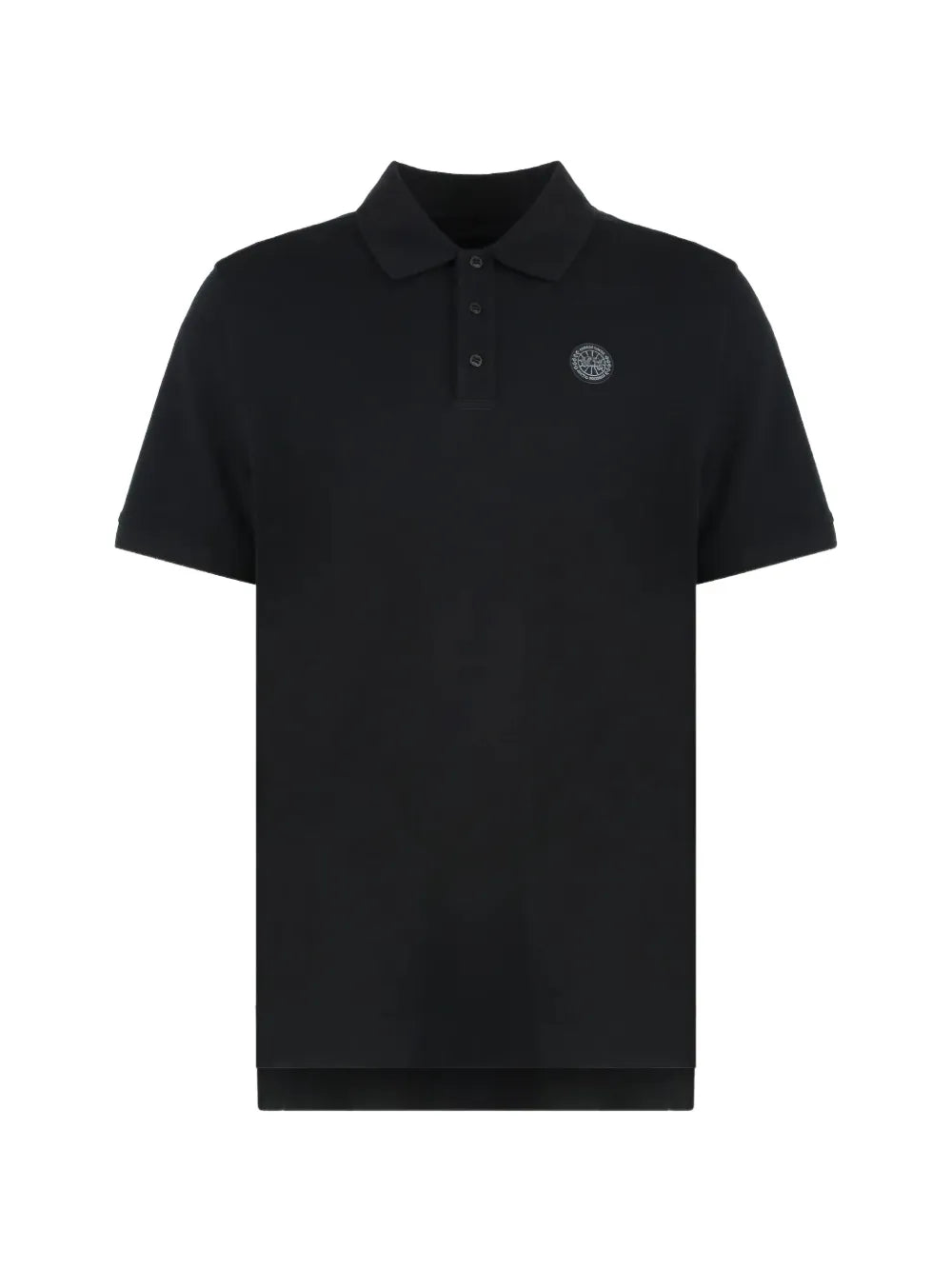 logo-patch polo shirt
