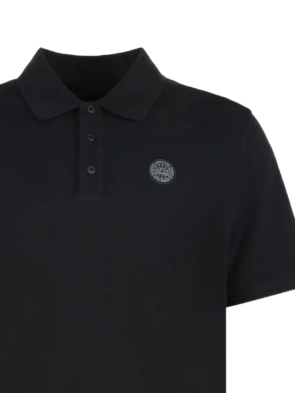 logo-patch polo shirt