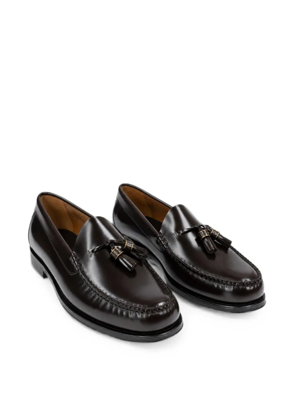 tassel-detail leather loafers