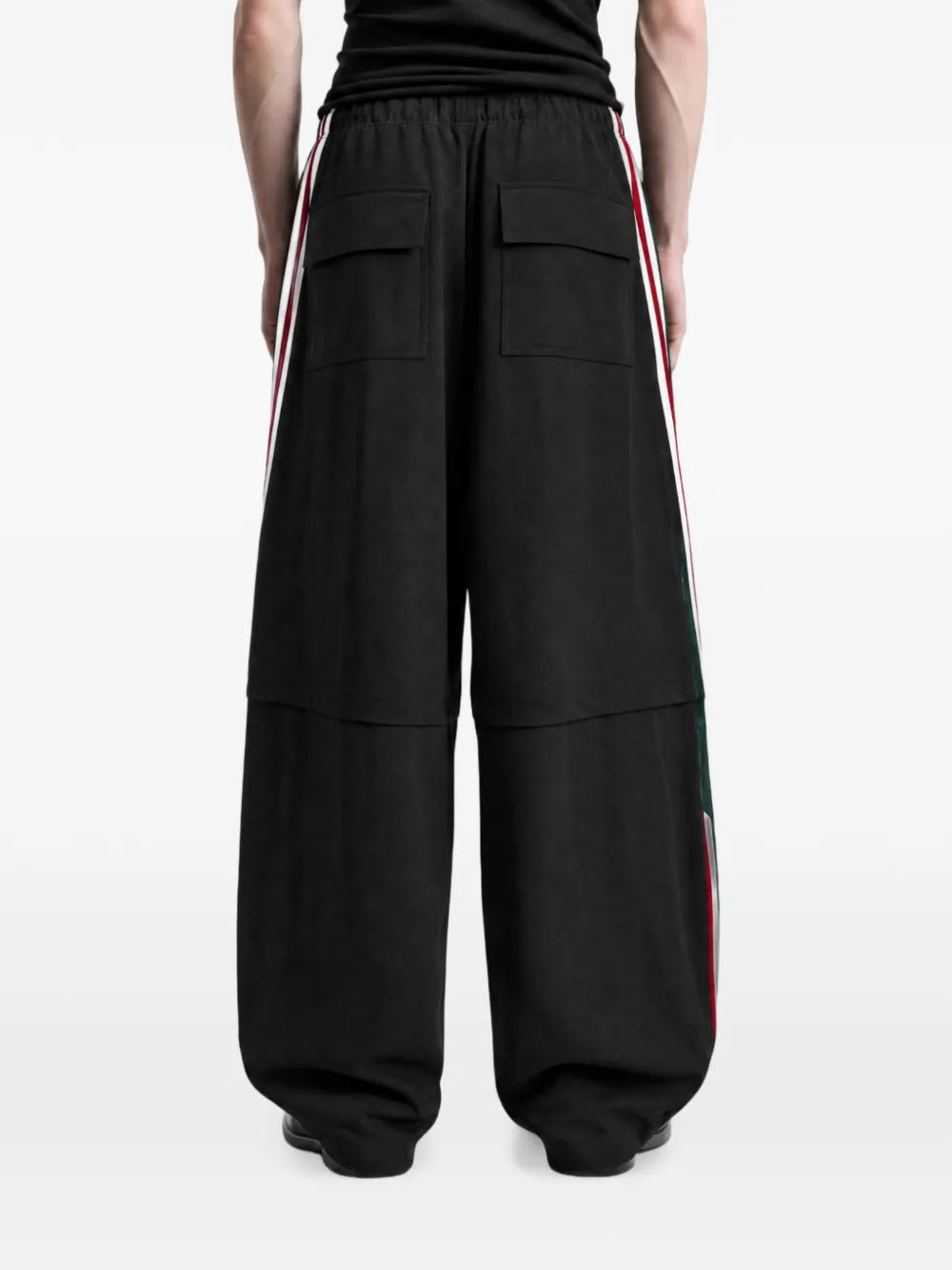 x Willy Chavarria CDM logo-patch side-stripe track pants