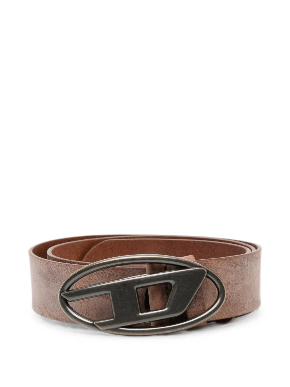 Oval D plaque belt