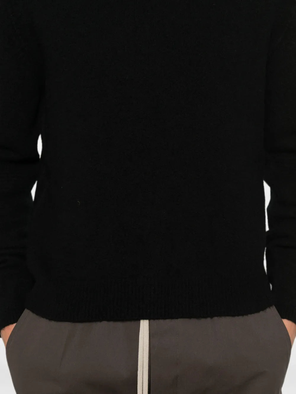 ribbed-trim sweater