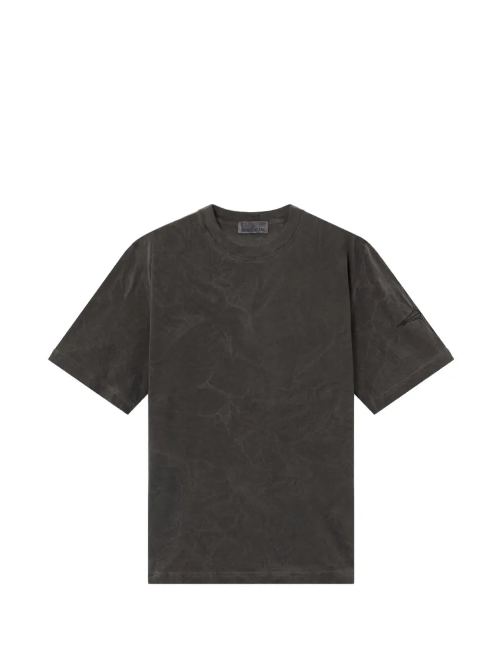 faded-effect logo-patch T-shirt