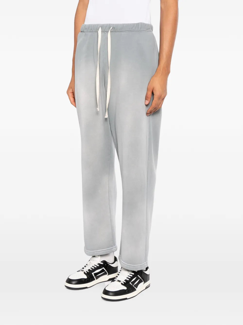 faded-effect track pants