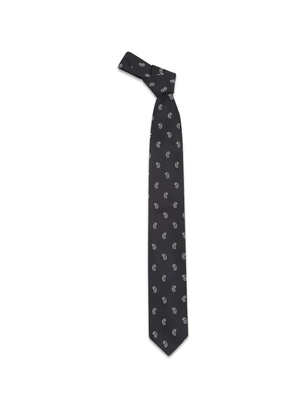 paisley-print silk tie