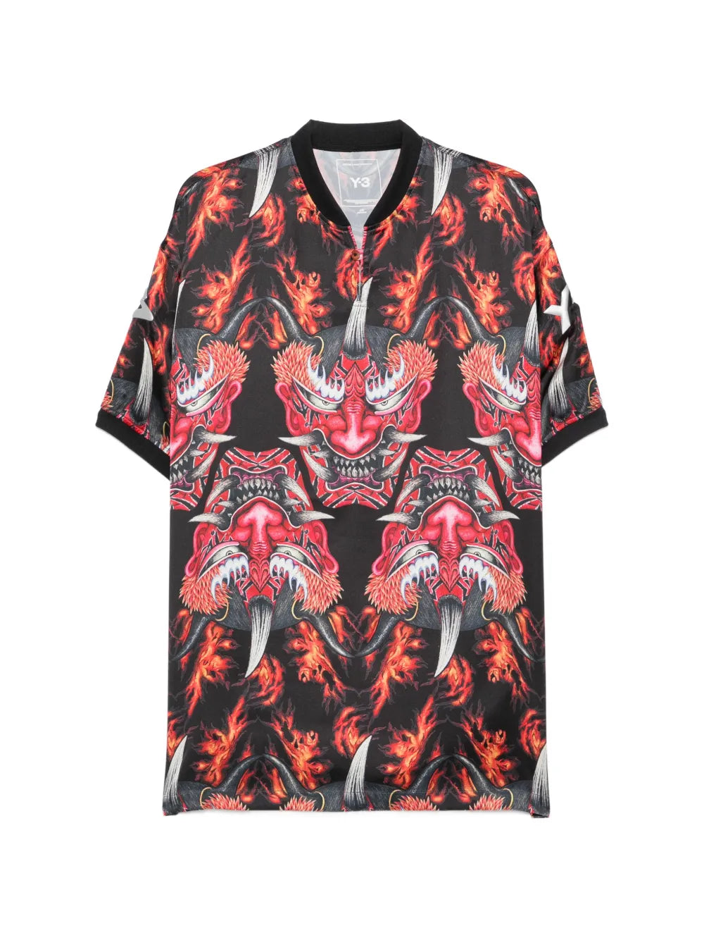 graphic-print short-sleeve top