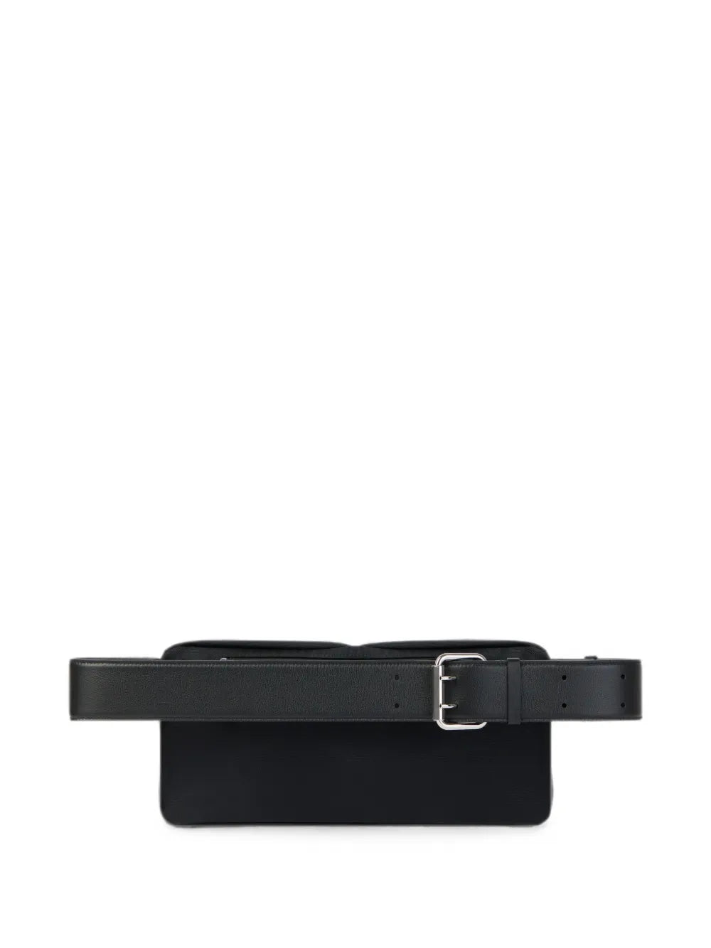 logo-embossed buckle-fastening belt bag