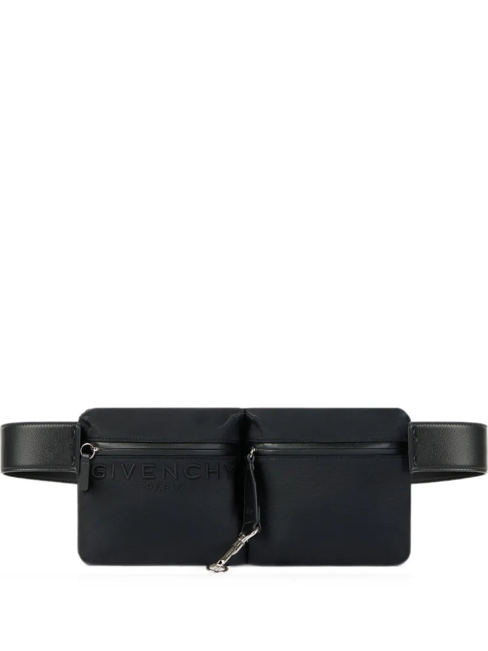 logo-embossed buckle-fastening belt bag