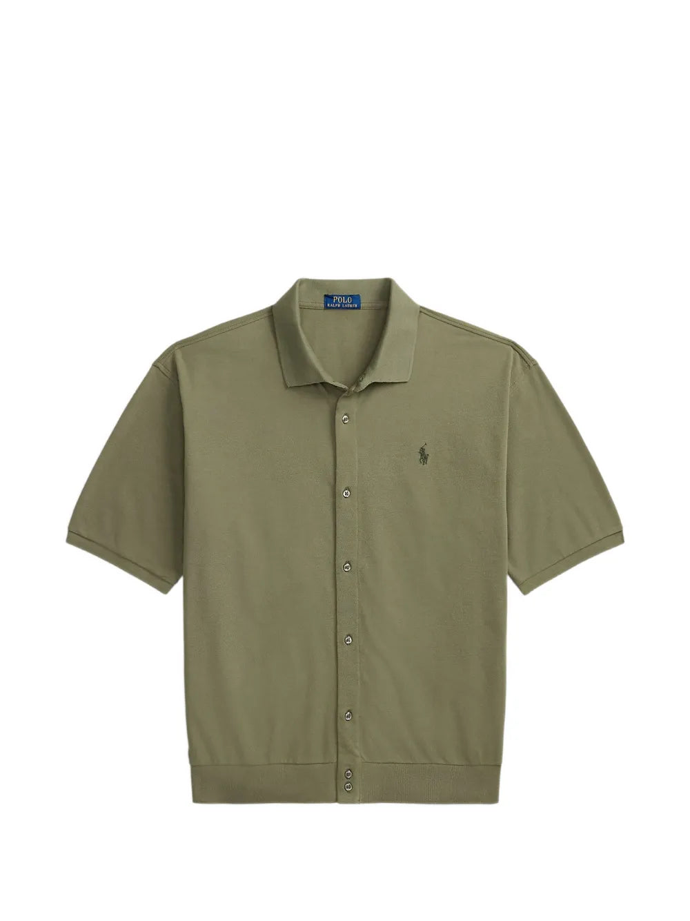 logo-embroidered short-sleeve shirt
