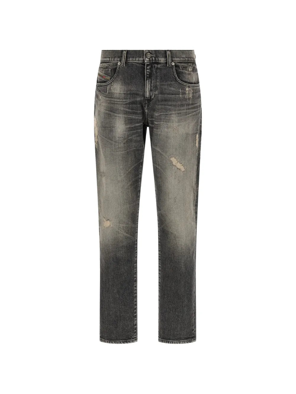 D-Strukt destroyed-effect jeans
