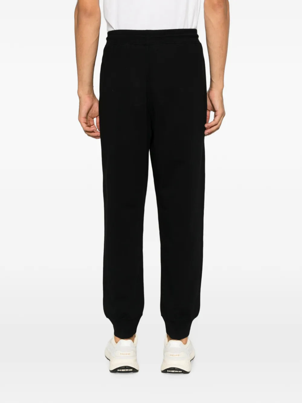 logo-patch drawstring track pants