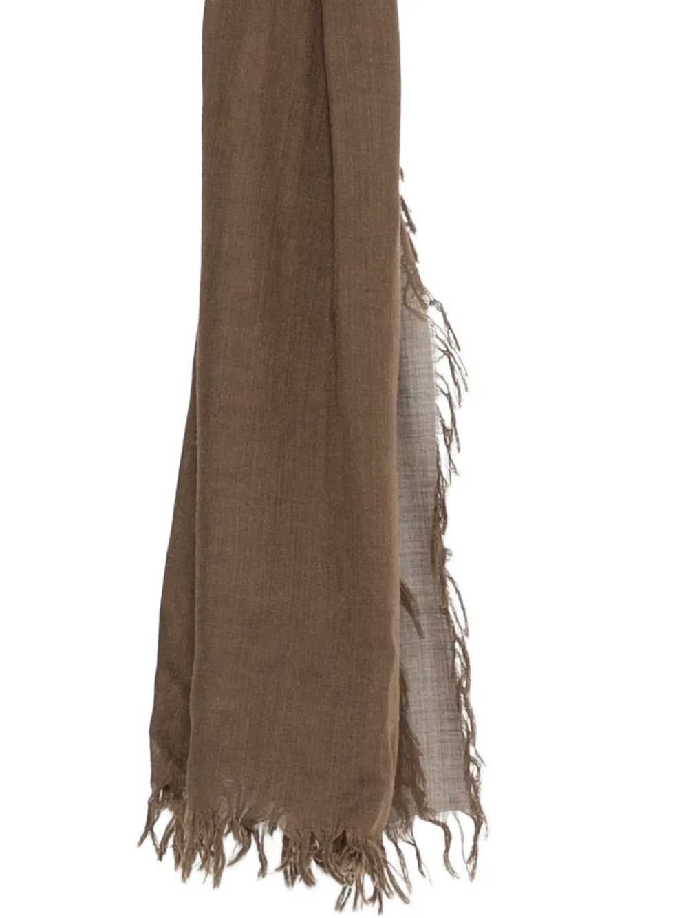 frayed-edge scarf