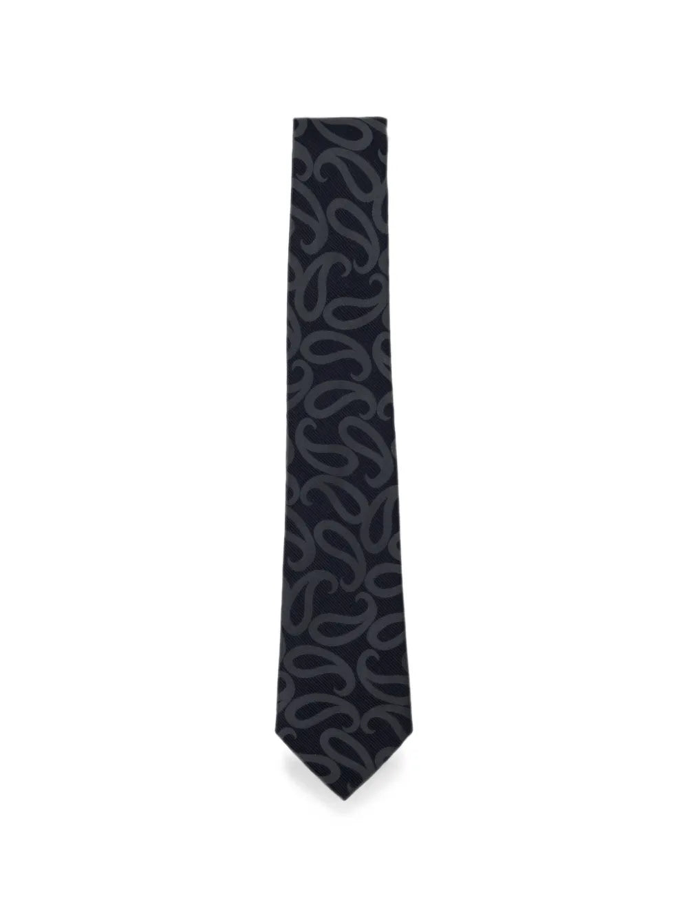paisley-print silk tie