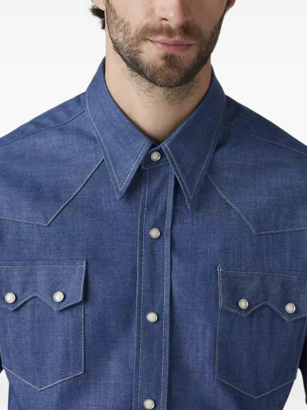 1955 Sawtooth western denim shirt