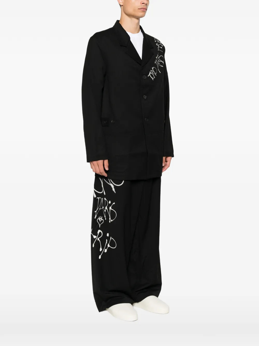 Chito City Graphic wool blazer