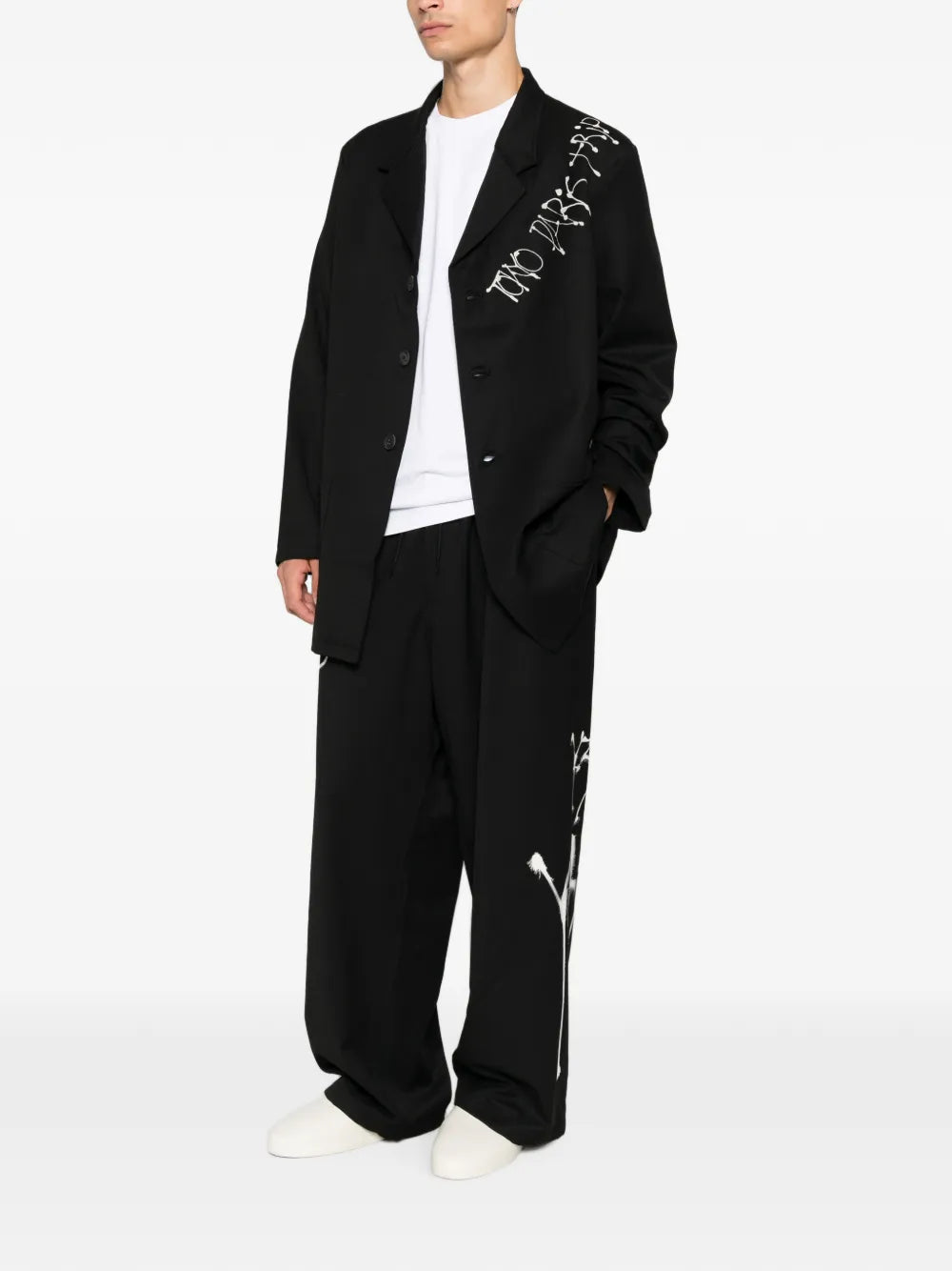 Chito City Graphic wool blazer