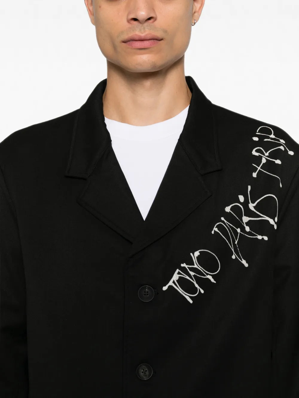 Chito City Graphic wool blazer