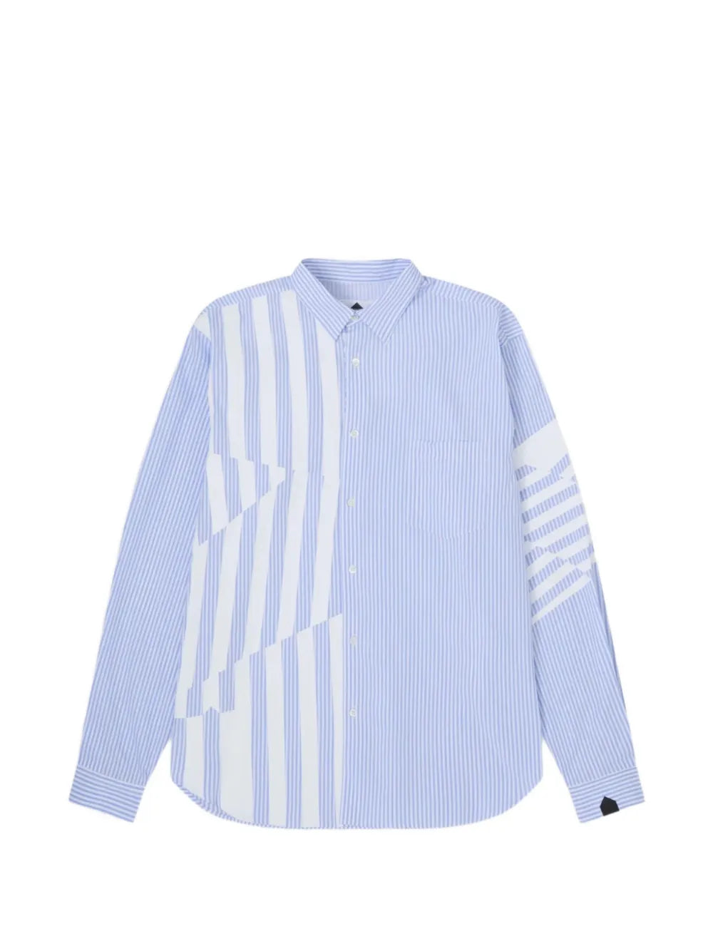 x Kei Ninomiya patchwork striped shirt