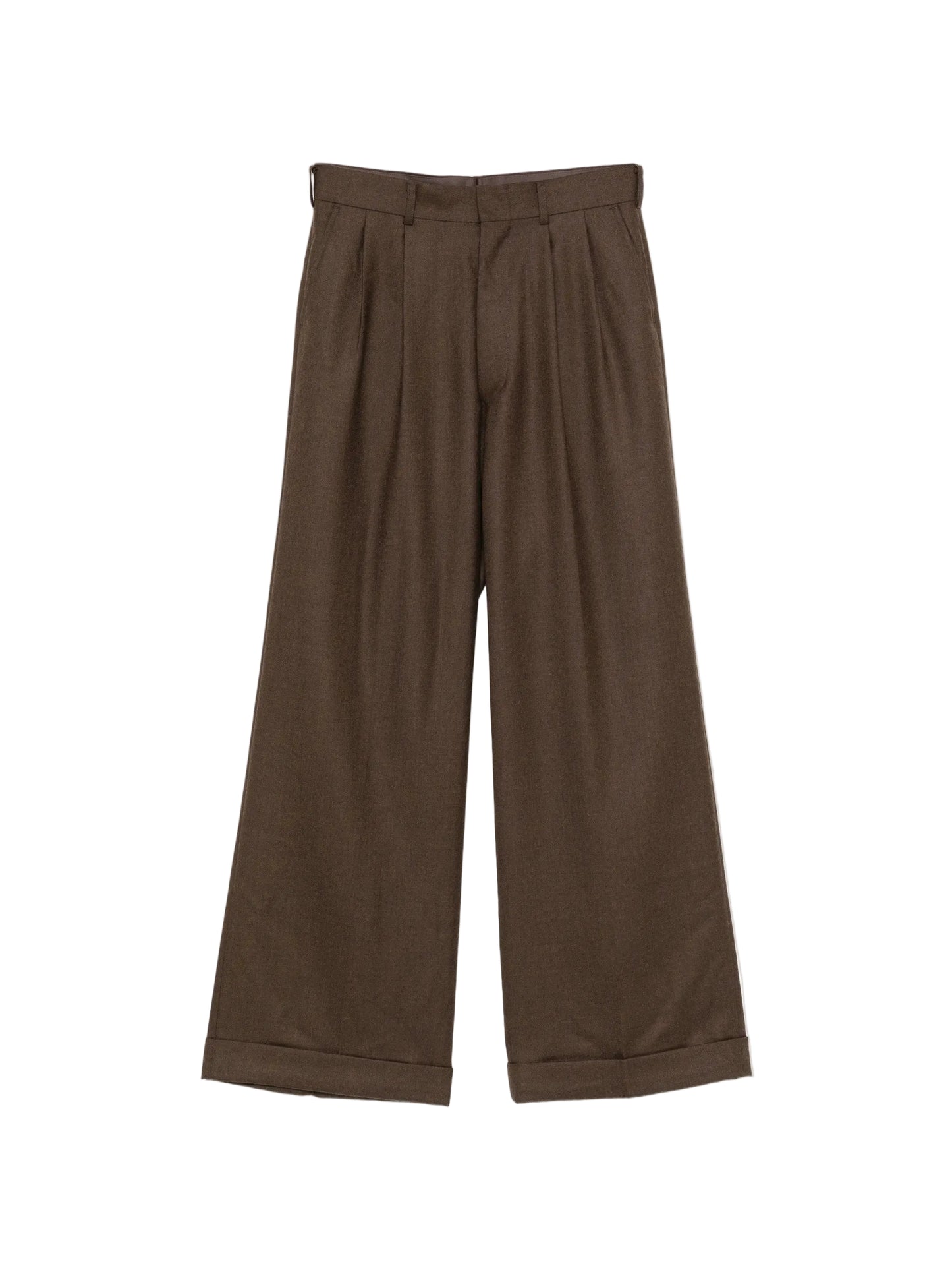 Pleated Wool Trousers