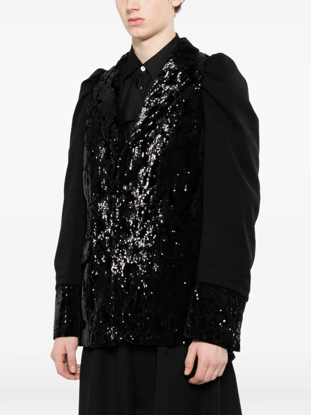 sequin-embellished blazer