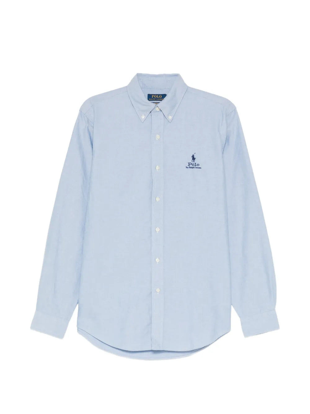 logo-embroidered oxford shirt