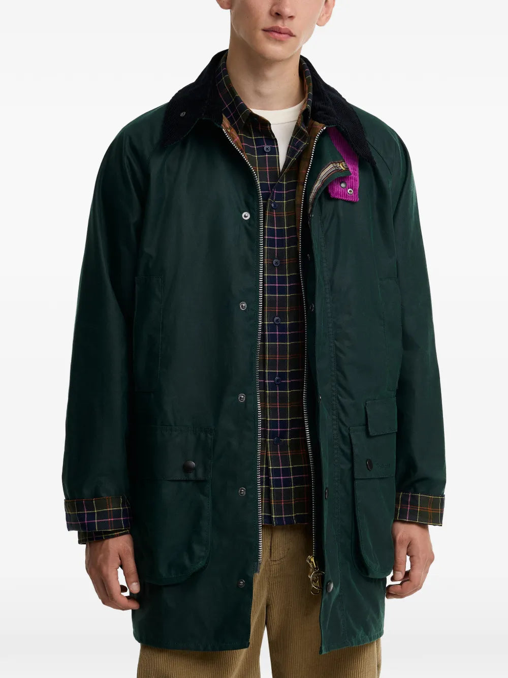 x Paul Smith Gamefair zip-up coat