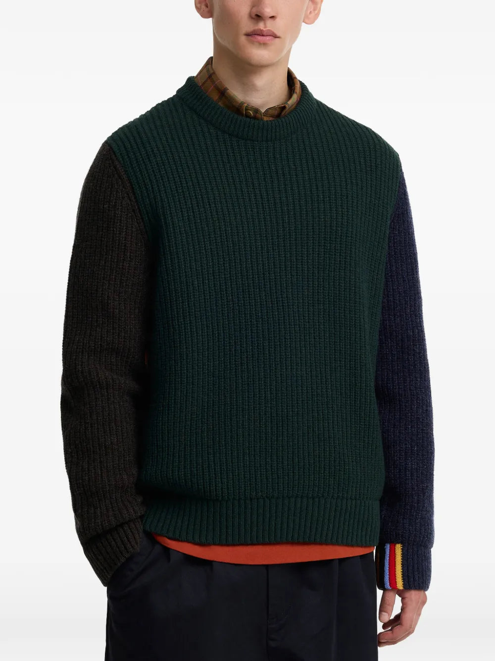 x Paul Smith cable-knit sweater