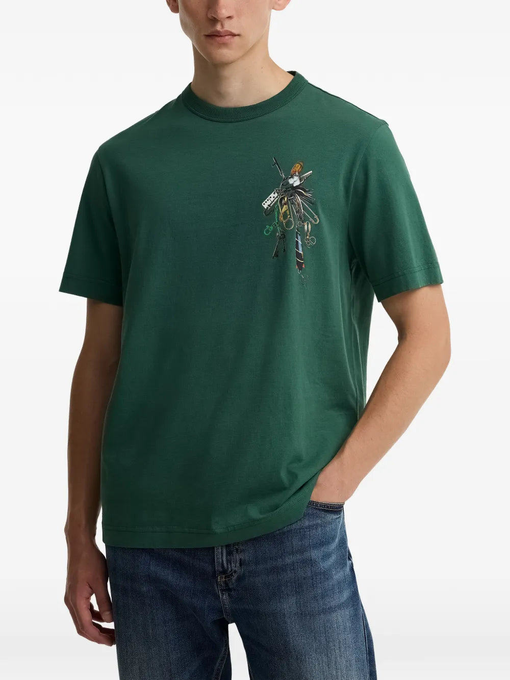 x Paul Smith graphic-print T-shirt