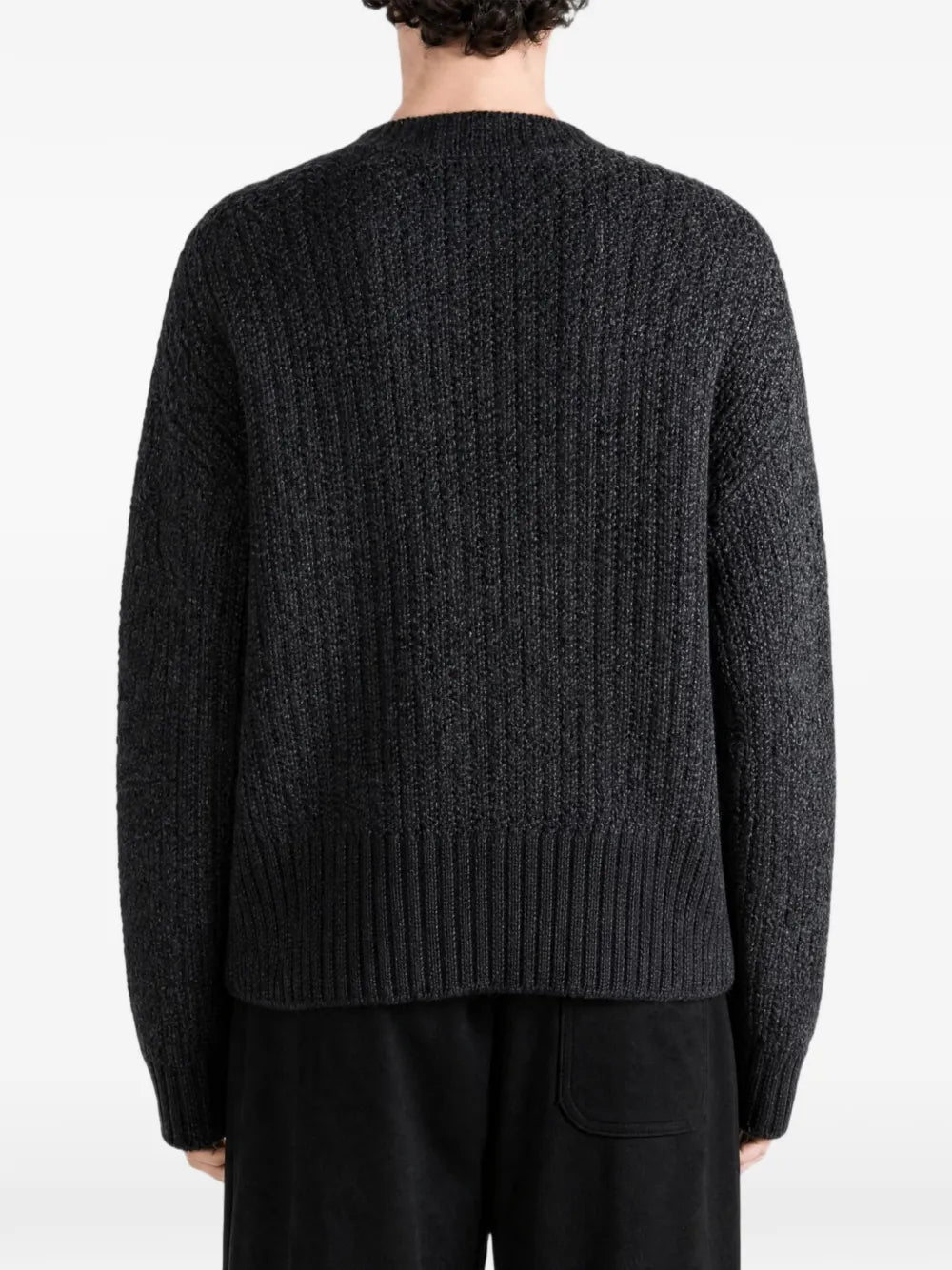 Lot.525 ribbed-knit crew-neck sweater