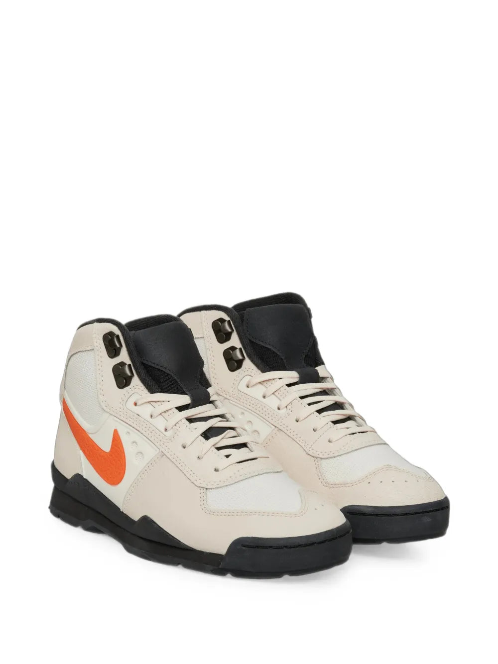 Swoosh-Logo Panelled Sneakers