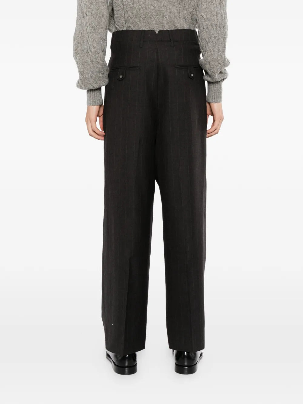 striped tailored trousers 