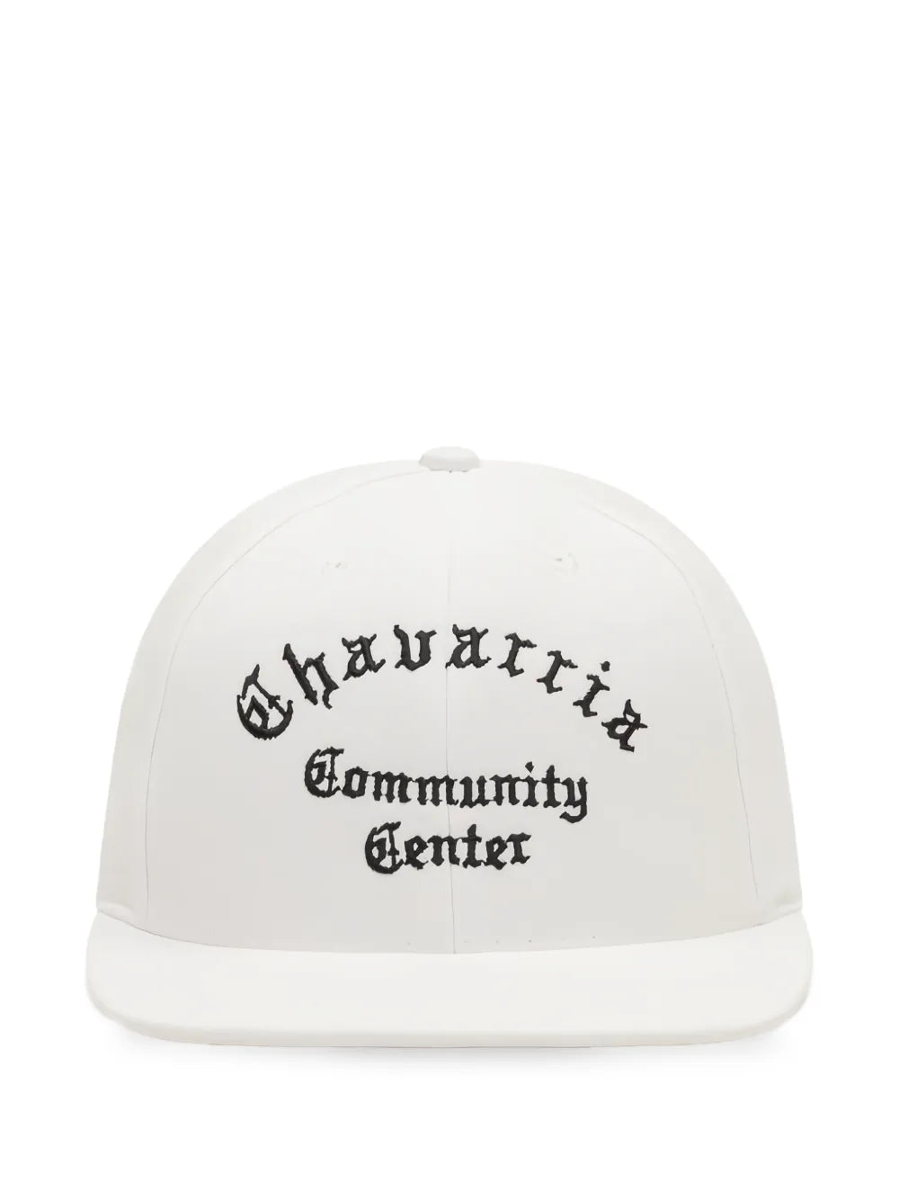 logo-embroidered cap