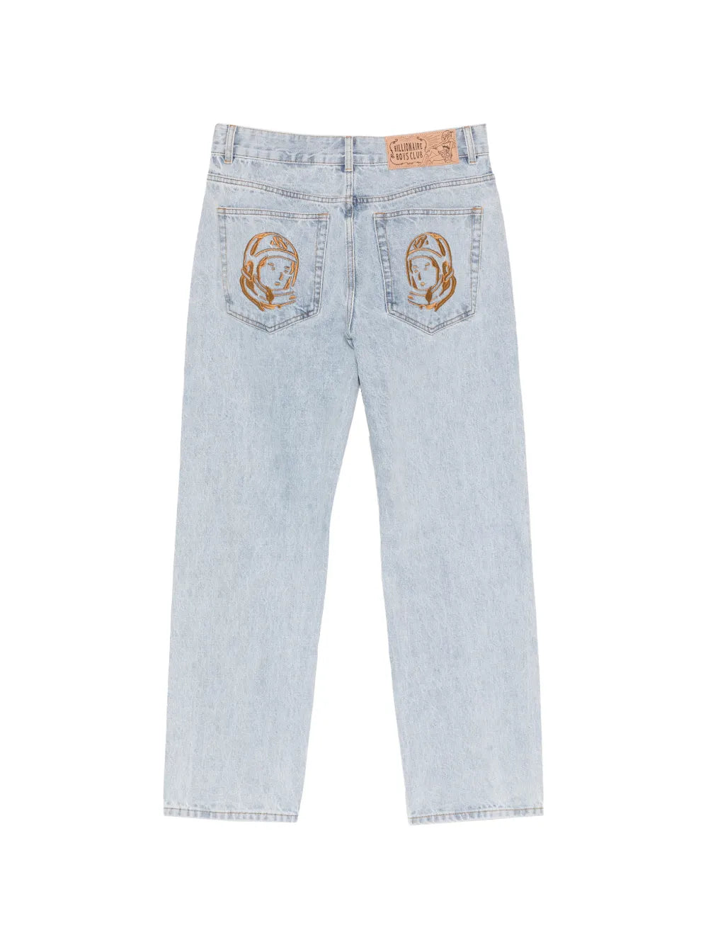 Graphic-Print Jeans
