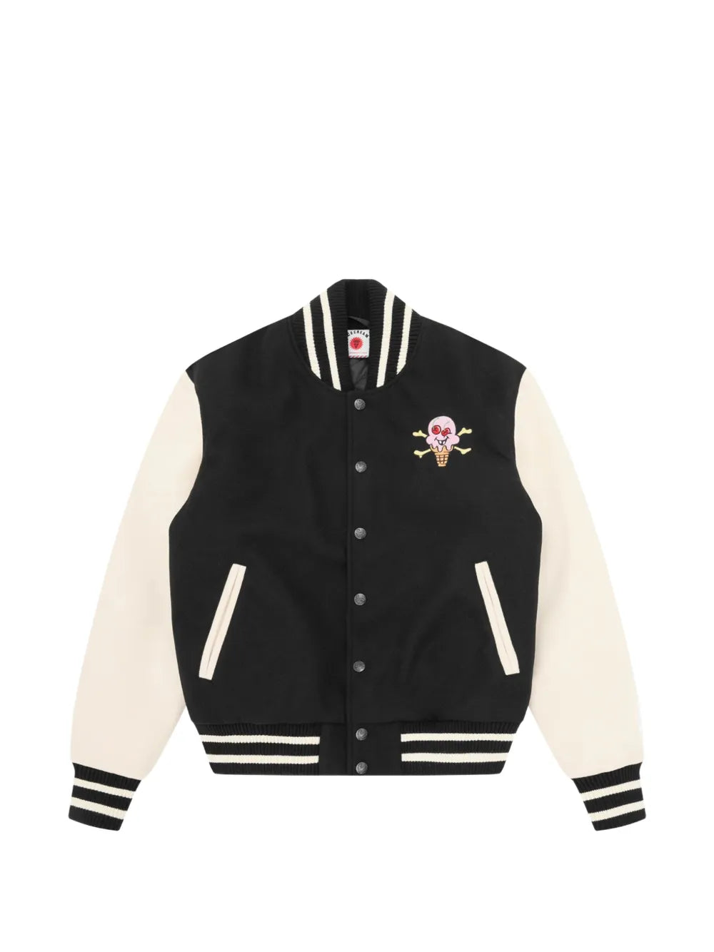 logo-patch varsity jacket