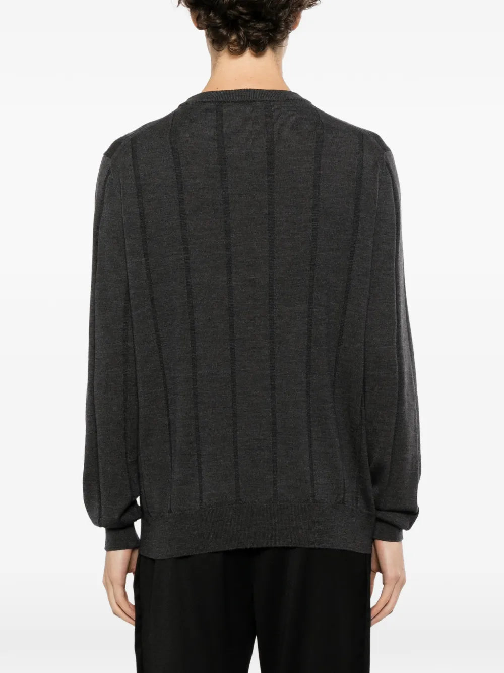 ribbed-knit sweater