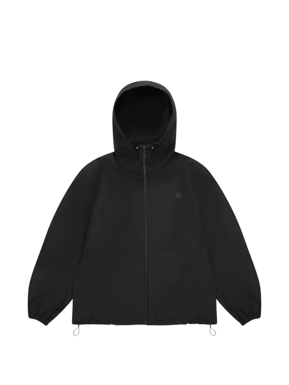 hooded zip-up jacket