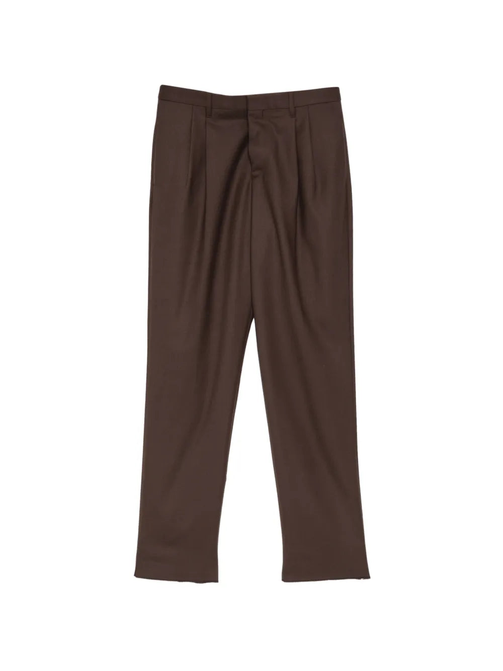 pleated tailored trousers